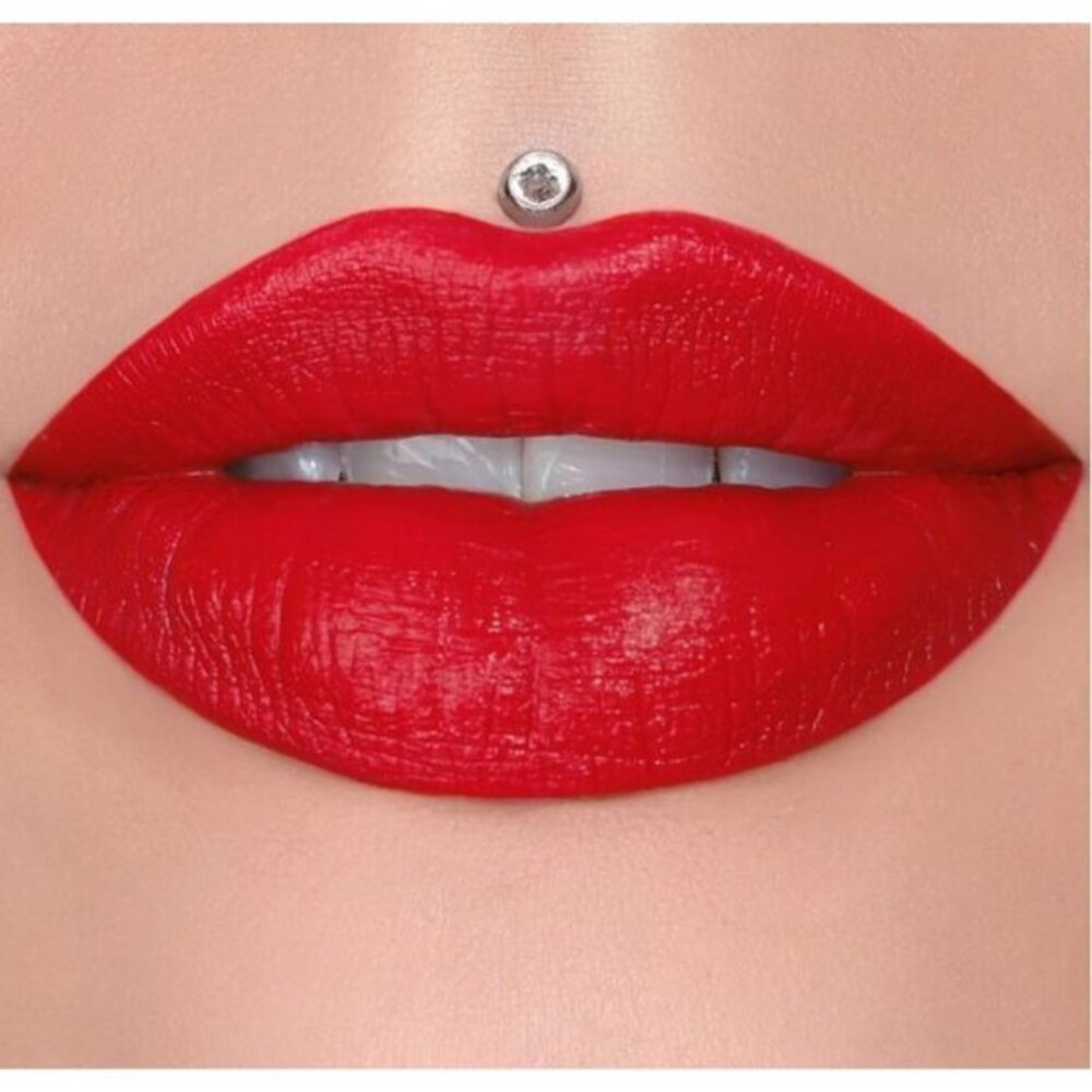 Jeffree Star Velvet Trap Lipstick Red Affair New in Box Full Size